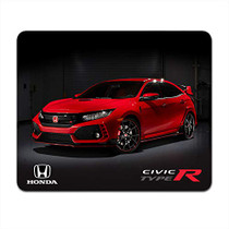 Honda Civic Type-R in Red Front 3/4 View Graphic PC Mouse Pad for Gaming and Office