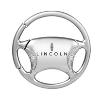 Lincoln Steering Wheel Chrome Keychain
