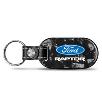 Ford F-150 Raptor LED Printed on Real Forged Carbon Fiber Tag Style Key Chain