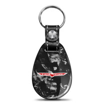 Jeep Trailhawk LED Printed on Real Forged Carbon Fiber Tear-Drop Style Key Chain