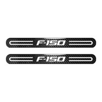 Ford F-150 Sticks Style Real Carbon Fiber 2 Pcs Universal Car Bumper Door-Edge Door-Sill-Step Protector Guard Decal 10.5"x1.2"