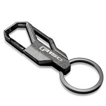 Ford F-150 2015 up Topographic Black Carabiner Style Snap Hook Metal Key Chain
