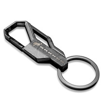 Ford Bronco Topographic Black Carabiner Style Snap Hook Metal Key Chain