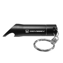Honda Odyssey Black LED Flashlight Bottle Opener Key Chain