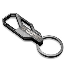 RAM Power Wagon Topographic Black Carabiner Style Snap Hook Metal Key Chain