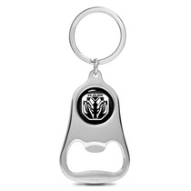 RAM Logo 2019 up Black Logo Chrome Finish Flat Bottle Opener Metal Key Chain