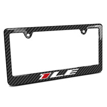Chevrolet Camaro 1LE Black Carbon Fiber Look ABS Plastic License Plate Frame