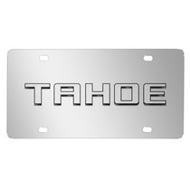 Chevrolet Tahoe 3D Nameplate Mirror Chrome Stainless Steel License Plate