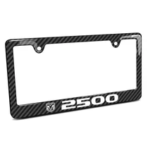 RAM 2500 Black Carbon Fiber Look ABS Plastic License Plate Frame
