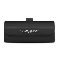 RAM 1500 TRX Black Leather Sunglass Case Car Sun Visor Mount Clip
