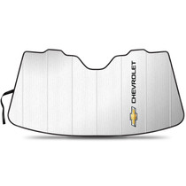 Chevrolet Golden Logo Logo Jumbo-Size Universal Fit Enforced Stand-Up Auto Windshield Sun Shade at Standard Size 57"x 31"