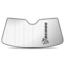 Dodge Challenger Demon with Sensor 2015 to 2023 Custom Fit Silver Reflective Folding Auto Windshield Sun Shade
