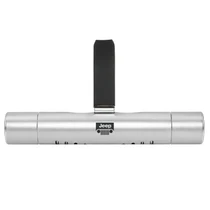 Jeep Grill Silver Aluminum Car Vent Air Freshener Clip with adjustable window and 10 Refill Sticks