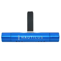 Lincoln Nautilus Blue Aluminum Car Vent Air Freshener Clip with adjustable window and 10 Refill Sticks