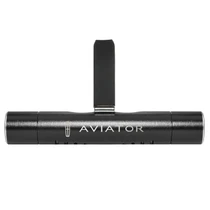 Lincoln Aviator Black Aluminum Car Vent Air Freshener Clip with adjustable window and 10 Refill Sticks