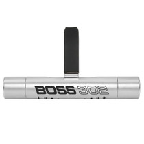 Ford Mustang Boss 302 Silver Aluminum Car Vent Air Freshener Clip with adjustable window and 10 Refill Sticks