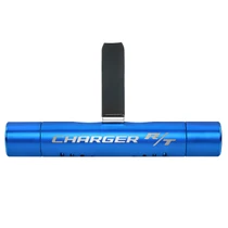 Dodge Charger R/T Blue Aluminum Car Vent Air Freshener Clip with adjustable window and 10 Refill Sticks