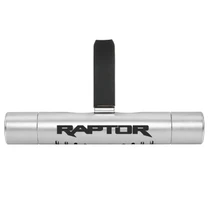 Ford F-150 Raptor 2017 tup Silver Aluminum Car Vent Air Freshener Clip with adjustable window and 10 Refill Sticks
