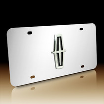 Lincoln Chrome Logo On Stainless Steel Plate