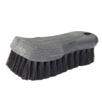 Gray Auto Detailing Leather Upholstery Brush