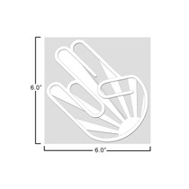 Shocker Rising Sun Flag 6 X 6 Inch Vinyl Graphic Car Sticker Decal