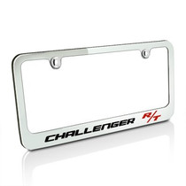 Dodge Challenger R/T Chrome Solid Brass License Frame