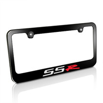 Chevrolet SSR Black Metal License Plate Frame