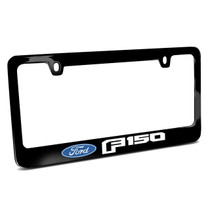 Ford F-150 2015 to 2018 Black Metal License Plate Frame Made in the USA