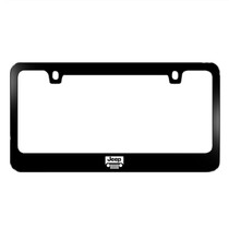 Jeep Grill Black Metal License Plate Frame