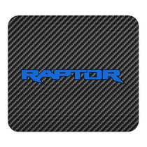 Ford F-150 Raptor 2017 in Blue Black Carbon Fiber Texture Graphic PC Mouse Pad , Made in USA