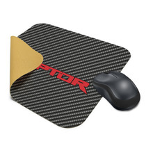Ford F-150 Raptor 2017 in Red Black Carbon Fiber Texture Graphic PC Mouse Pad , Made in USA