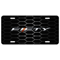 Chevrolet Camaro 50th Anniversary on Grill Graphic Aluminum License Plate