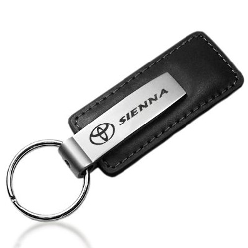 Toyota Sienna Black Leather Key Chain