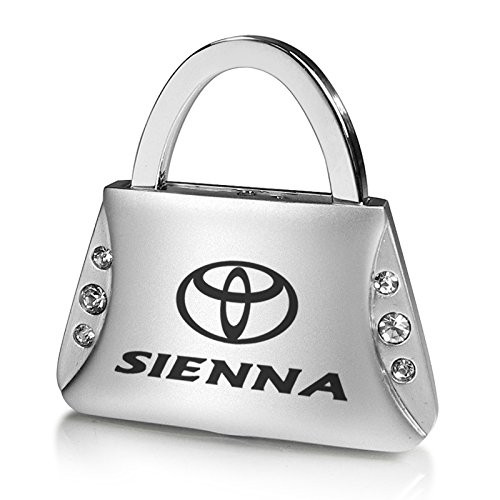 Toyota Sienna Clear Crystals Purse Shape Key Chain