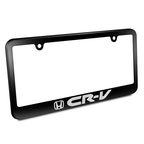 Honda CR-V Matte Black Metal License Plate Frame