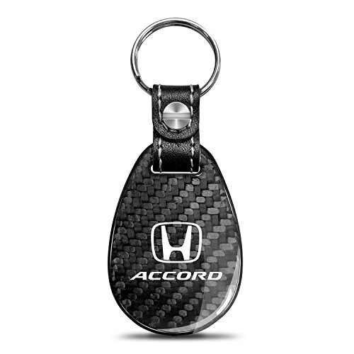 Honda Accord Real Carbon Fiber Large Tear-Drop Key Chain