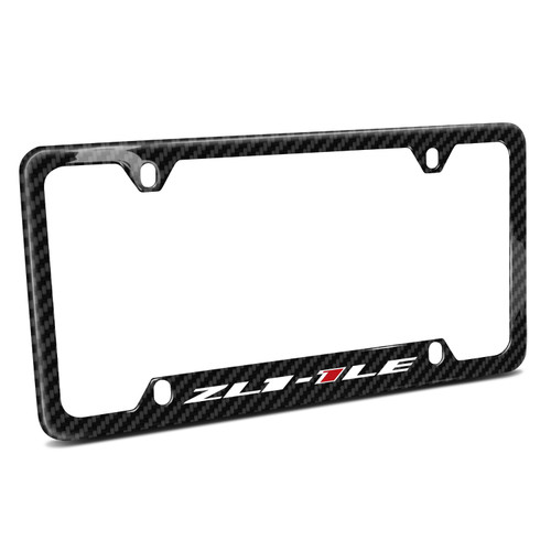 Chevrolet Camaro ZL1-1LE Real Black Carbon Fiber 50 States License Plate Frame