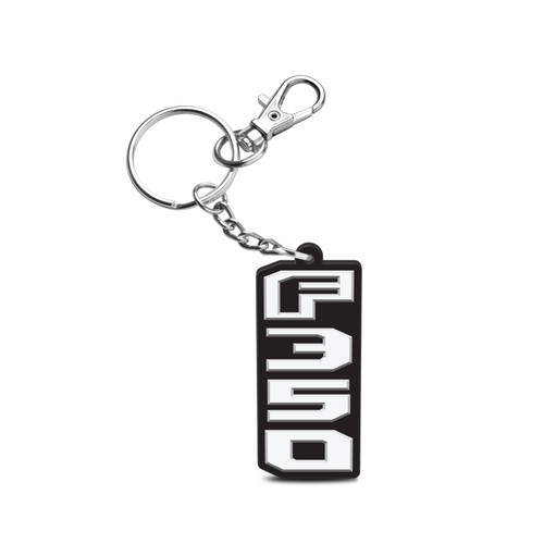 Ford F-350 Laser Engraved UV Full-Color Acrylic Charm Key Chain