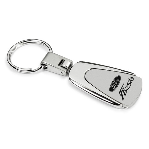 FORD Car Logo CHROME Teardrop Metal Keyring keychain key fob top quality fiesta 