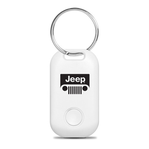 Jeep Grill White Bluetooth Smart Wireless Key Finder Tracking Device Key Chain