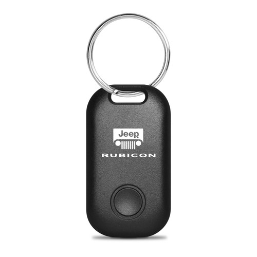 Jeep Rubicon Wrangler Black Cell Phone Bluetooth Smart Tracker Locator Key Chain for Car Key, Pets, Wallet, Purses, Handbags
