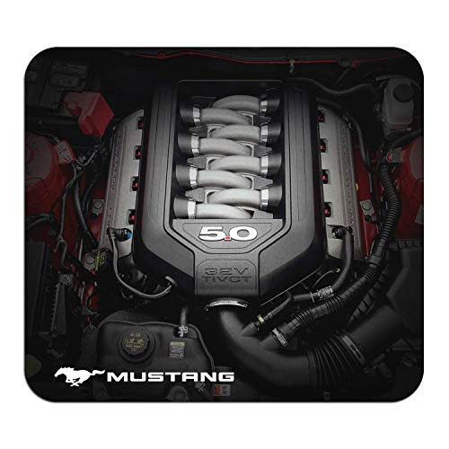Ford Mustang V8 Engine Graphic PC Mouse Pad for Gaming and Office