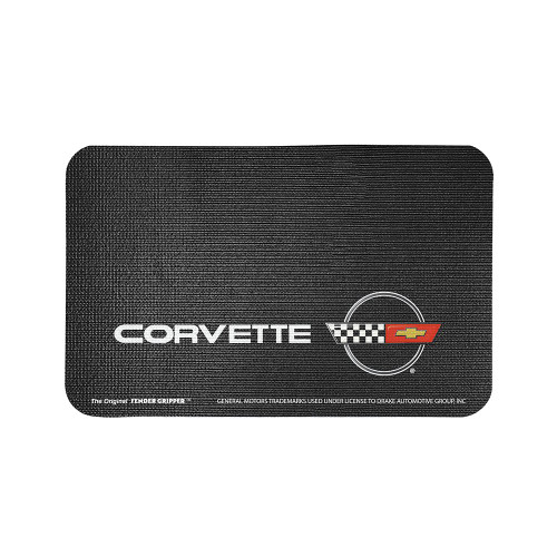 Chevrolet Corvette C4 Logo 22" x 34" Black Fender Gripper Cover