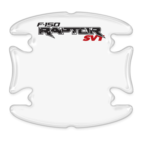 Ford F-150 Raptor SVT Universal Car Door Handle Cup Protector Clear Decal Stickers, Pair