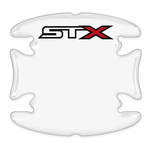 Ford F-150 STX 4x4 Universal Car Door Handle Cup Protector Clear Decal Stickers, Pair