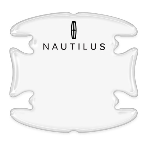 Lincoln Nautilus Universal Car Door Handle Cup Protector Clear Decal Stickers, Pair