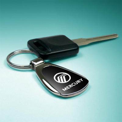 Mercury Tear Drop Keychain (Chrome