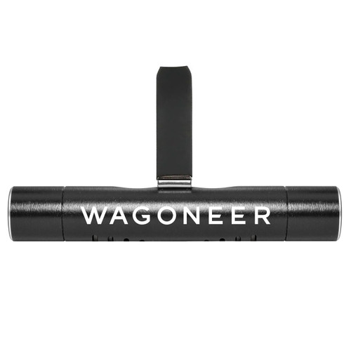 Jeep Wagoneer Car AC Vent Air Freshener Black Clip with adjustable window and 10 Refill Sticks