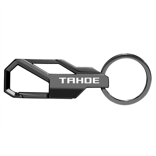 Chevrolet Tahoe Gunmetal Black Carabiner-style Snap Hook Metal Key Chain