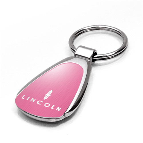 Lincoln Pink Tear Drop Key Chain
